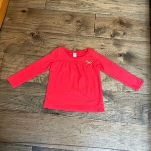 Carter's Bright Coral Long Sleeve Tee